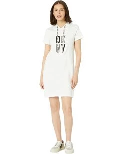 DKNY Short Sleeve Hoodie Tee Dress | Dresses -Outlet Dkny Store 61 E6uqEkL. AC SR736920