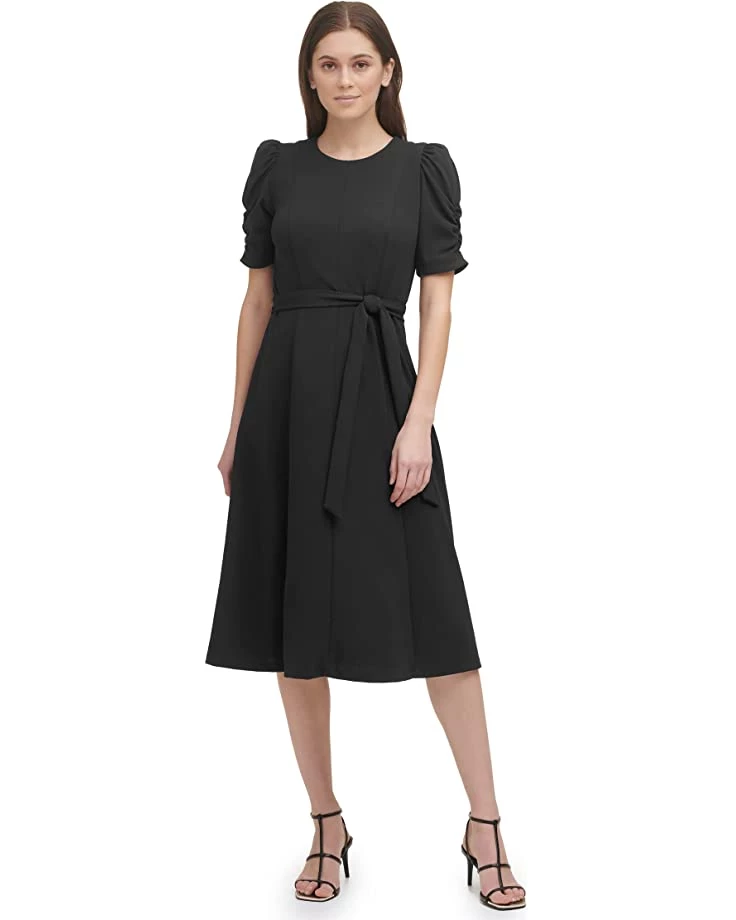 DKNY Ruched Sleeve Maxi Dress | Dresses 5 DKNY Ruched Sleeve Maxi Dress | Dresses - Image 3
