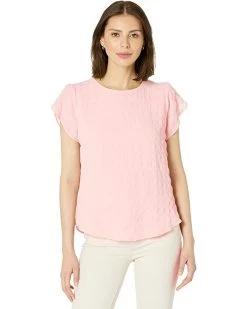 DKNY Short Sleeve Crew Neck Blouse | Shirts & Tops