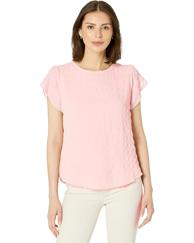 DKNY Short Sleeve Crew Neck Blouse | Shirts & Tops 3 DKNY Short Sleeve Crew Neck Blouse | Shirts & Tops