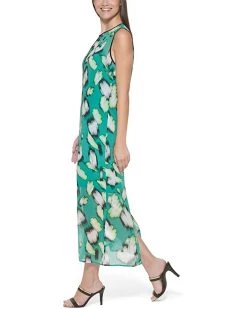 DKNY Printed Sleeveless Midi Dress | Dresses -Outlet Dkny Store 618Sgb4cU3L. AC SR736920