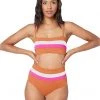 L*Space Color Block Rebel Stripe Portia Bottom | Swimwear