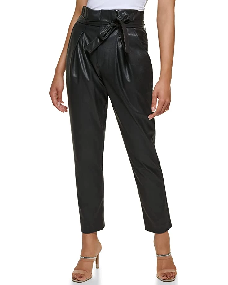 DKNY High-Waisted Tie Detail Pants 3 DKNY High-Waisted Tie Detail Pants