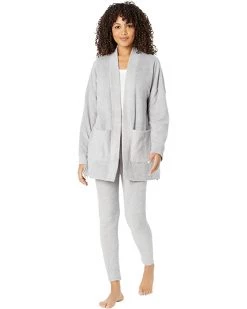 DKNY Fleece Long Sleeve Cardi with Leggings Set | Sleepwear -Outlet Dkny Store 61DtqyrcpvL. AC SR736920
