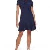 DKNY Short Sleeve Flounce Hem Tee Dress | Dresses -Outlet Dkny Store 61ED0ZUTGGL. AC SR736920