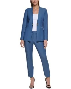 DKNY Collarless Blazer | Coats & Outerwear