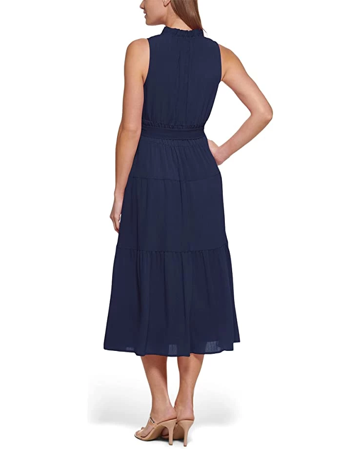 DKNY Sleeveless Tiered Midi Dress | Dresses 5 DKNY Sleeveless Tiered Midi Dress | Dresses - Image 3