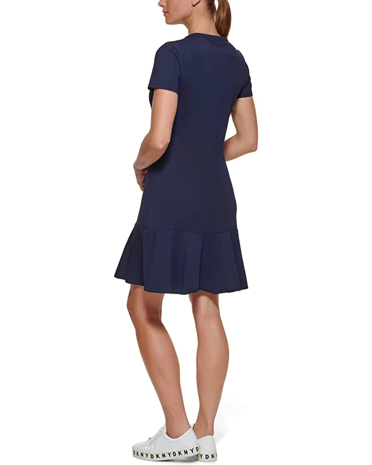 DKNY Short Sleeve Flounce Hem Tee Dress | Dresses 4 DKNY Short Sleeve Flounce Hem Tee Dress | Dresses - Image 2