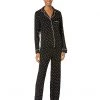 DKNY Long Sleeve Notch Collar Pajama Set | Sleepwear
