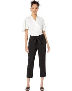 DKNY High-Waisted Tie Front Pants -Outlet Dkny Store 61UDXOaodgL. AC SR736920