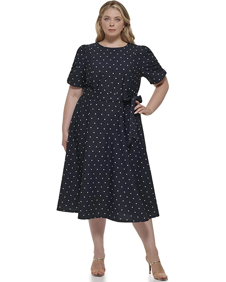 DKNY Plus Size Ruched Sleeve Maxi Dress | Dresses 3 DKNY Plus Size Ruched Sleeve Maxi Dress | Dresses