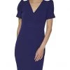 DKNY V-Neck Puff Sleeve Dress | Dresses -Outlet Dkny Store 61arVu7l2VL. AC SR736920