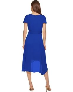 DKNY Short Sleeve V-Neck Asymmetrical Dress | Dresses 7 DKNY Short Sleeve V-Neck Asymmetrical Dress | Dresses -Outlet Dkny Store 61pSee3hqWL. AC SR736920