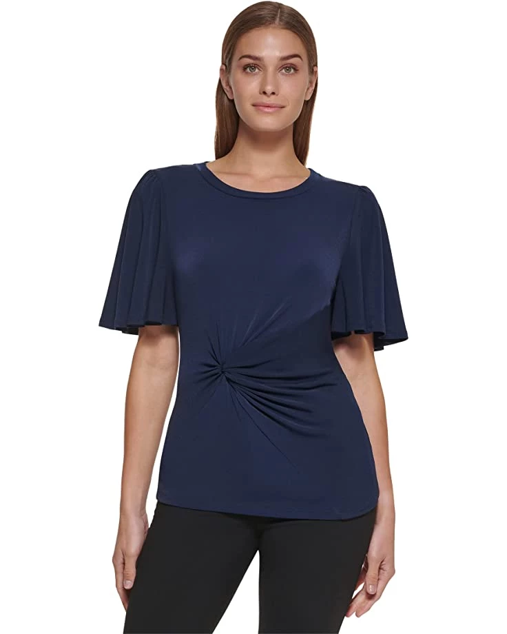 DKNY Flutter Sleeve Top | Shirts & Tops 3 DKNY Flutter Sleeve Top | Shirts & Tops