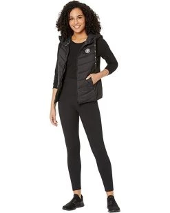 DKNY Puffer Vest with Logo Drawcord | Coats & Outerwear -Outlet Dkny Store 61r6FxPIO9L. AC SR736920