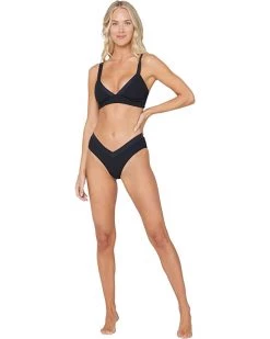 L*Space Ridin' High Ribbed Pratt Classic Bottoms | Swimwear