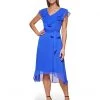 DKNY Midi with Double Ruffle Dress | Dresses -Outlet Dkny Store 716ny xscCL. AC SR736920