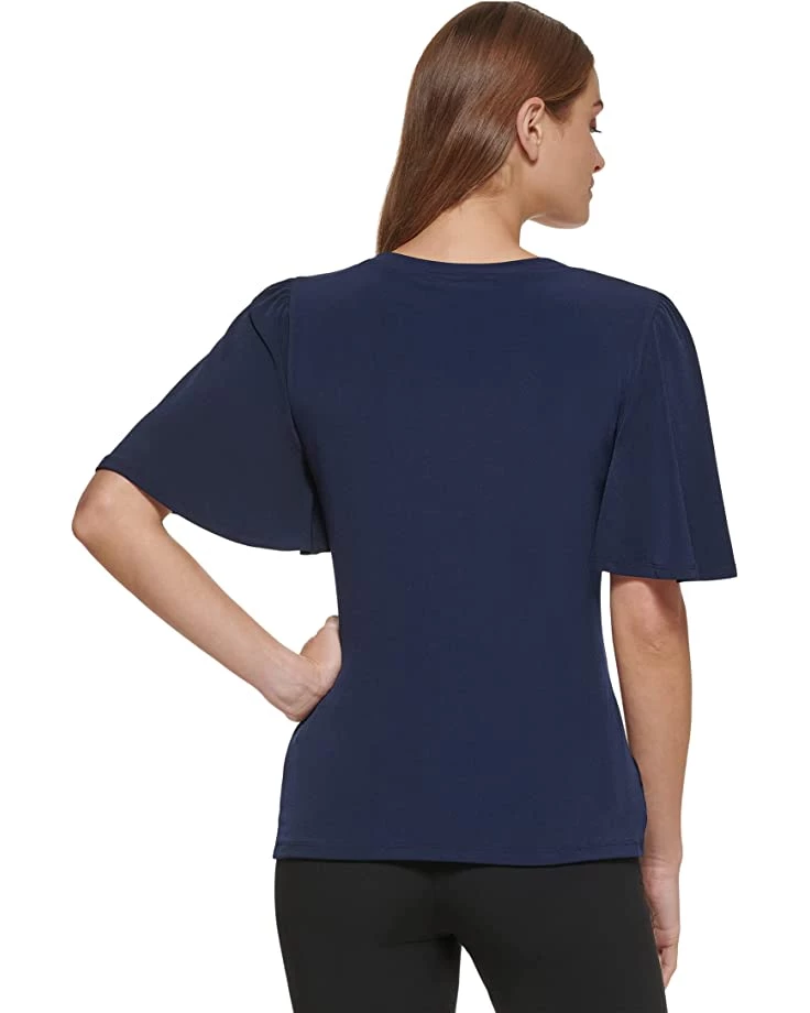 DKNY Flutter Sleeve Top | Shirts & Tops 4 DKNY Flutter Sleeve Top | Shirts & Tops - Image 2