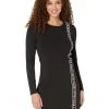 DKNY Vertical Logo Tape Tee Dress | Dresses -Outlet Dkny Store 71ECsoIg7XL. AC SR736920