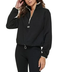 DKNY 1/2 Zip Sweater Fleece Pullover | Hoodies & Sweatshirts