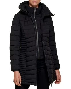 DKNY Packable Bib Front Jacket | Coats & Outerwear