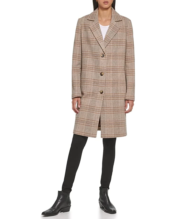 DKNY Menswear Plaid Wool Coat | Coats & Outerwear 3 DKNY Menswear Plaid Wool Coat | Coats & Outerwear