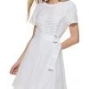 DKNY Short Sleeve Fit-and-Flare Mini Dress | Dresses 1 DKNY Short Sleeve Fit-and-Flare Mini Dress | Dresses -Outlet Dkny Store 71Uklc788L. AC SR736920