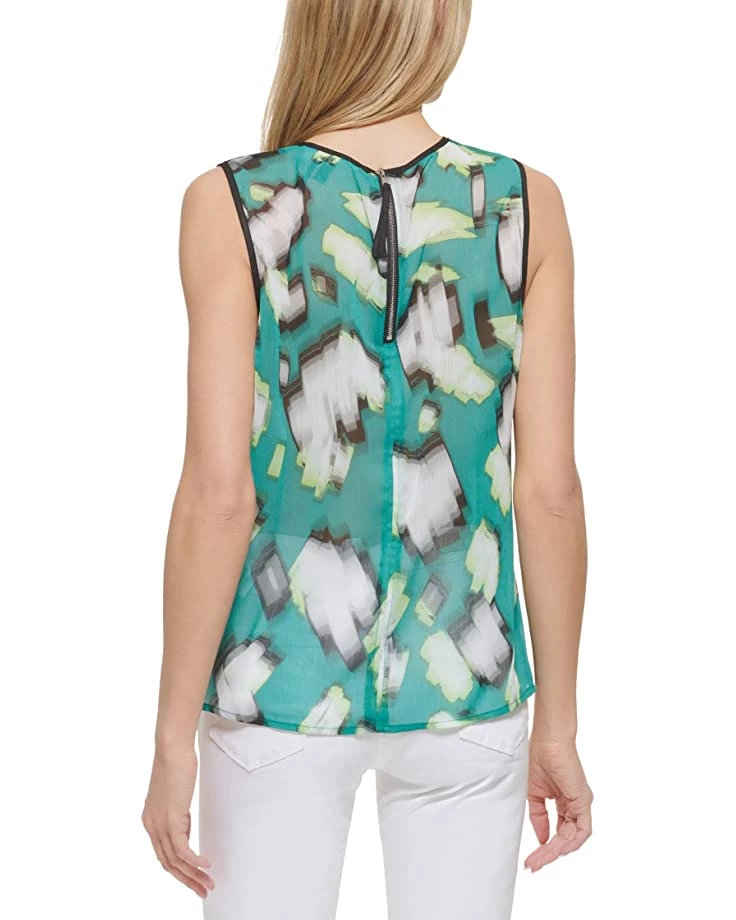 DKNY Printed Sleeveless Tank Top | Shirts & Tops 4 DKNY Printed Sleeveless Tank Top | Shirts & Tops - Image 2