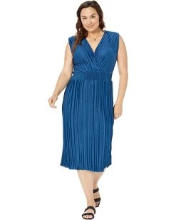 DKNY Plus Size Flutter Sleeve Smock Dress | Dresses