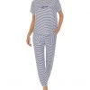 DKNY Short Sleeve Top Joggers PJ Set | Sleepwear