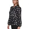 DKNY Long Sleeve Bow Tie Blouse | Shirts & Tops