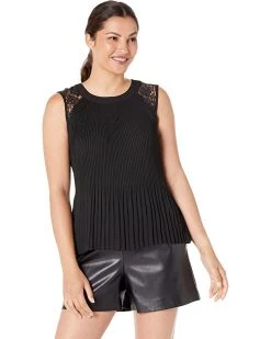 DKNY Short Sleeve Combo Sleeve Top | Shirts & Tops