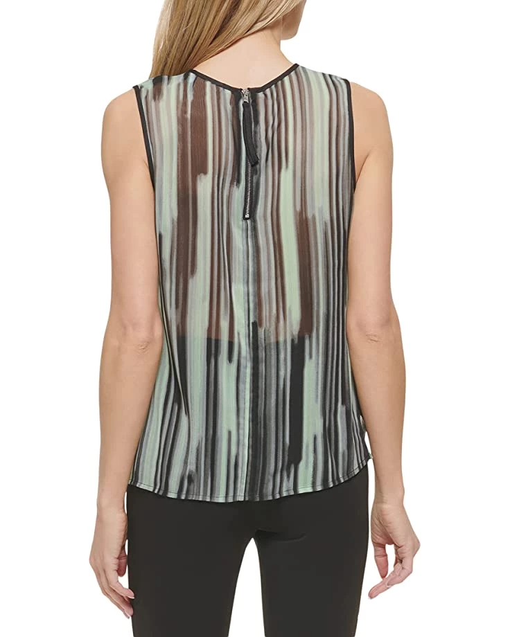 DKNY Printed Sleeveless Tank Top | Shirts & Tops 4 DKNY Printed Sleeveless Tank Top | Shirts & Tops - Image 2