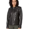 DKNY Zip Front PU Jacket | Coats & Outerwear