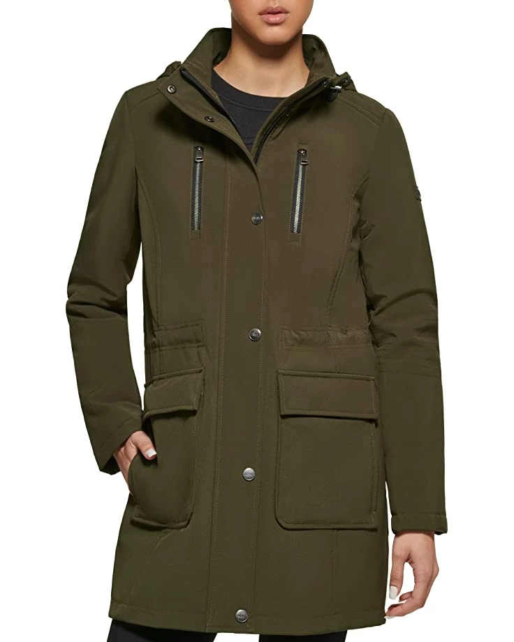 DKNY Velboa Lined Softshell | Coats & Outerwear 7 DKNY Velboa Lined Softshell | Coats & Outerwear - Image 5