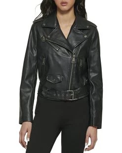 DKNY PU Moto Jacket | Coats & Outerwear