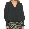 DKNY V-Neck Long Sleeve Blouse | Shirts & Tops -Outlet Dkny Store 71gb02qdTdL. AC SR736920