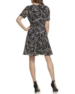 DKNY Puff Sleeve Tie Waist Dress | Dresses 5 DKNY Puff Sleeve Tie Waist Dress | Dresses -Outlet Dkny Store 71p3igROuQL. AC SR736920