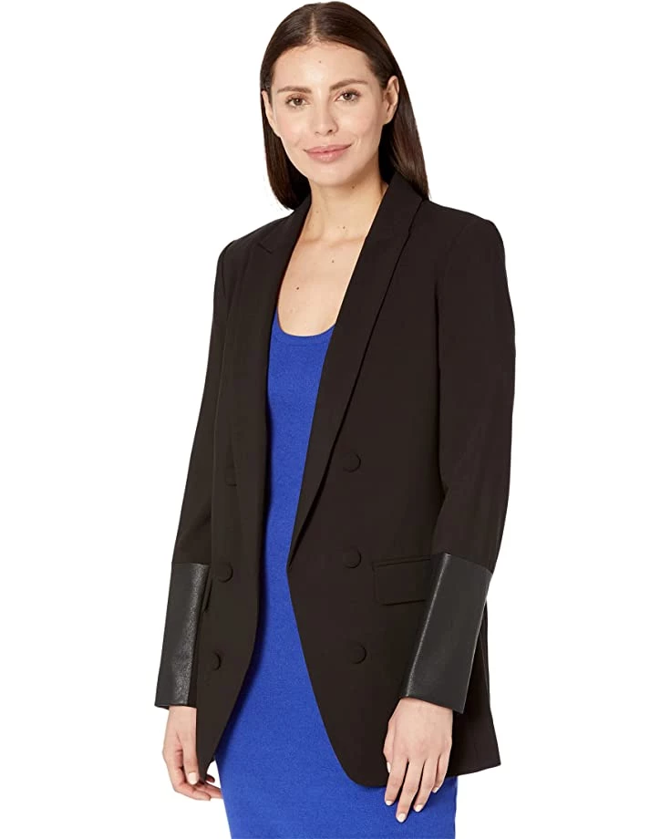 DKNY Faux Double-Breasted Blazer | Coats & Outerwear 3 DKNY Faux Double-Breasted Blazer | Coats & Outerwear
