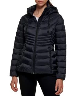 DKNY Zip Front Short Packable | Coats & Outerwear