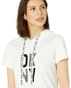 DKNY Short Sleeve Hoodie Tee Dress | Dresses -Outlet Dkny Store 71sXXGImQL. AC SR736920