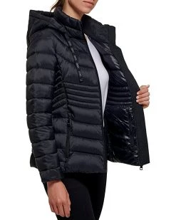 DKNY Zip Front Short Packable | Coats & Outerwear -Outlet Dkny Store 71unloU3VBL. AC SR736920