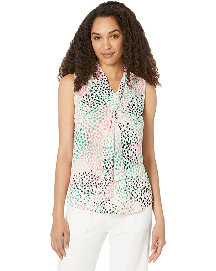 DKNY Sleeveless Blouse with Neck Tie | Shirts & Tops 3 DKNY Sleeveless Blouse with Neck Tie | Shirts & Tops