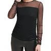 DKNY Long Sleeve Mesh Top | Shirts & Tops -Outlet Dkny Store 81 HKpw66DL. AC SR736920