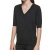 DKNY Short Sleeve V-Neck Sweater | Sweaters -Outlet Dkny Store 810zlM1BL7L. AC SR736920