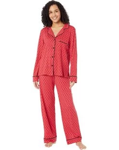 DKNY Long Sleeve Notch PJ Set | Sleepwear -Outlet Dkny Store 81QbMKZArdL. AC SR736920