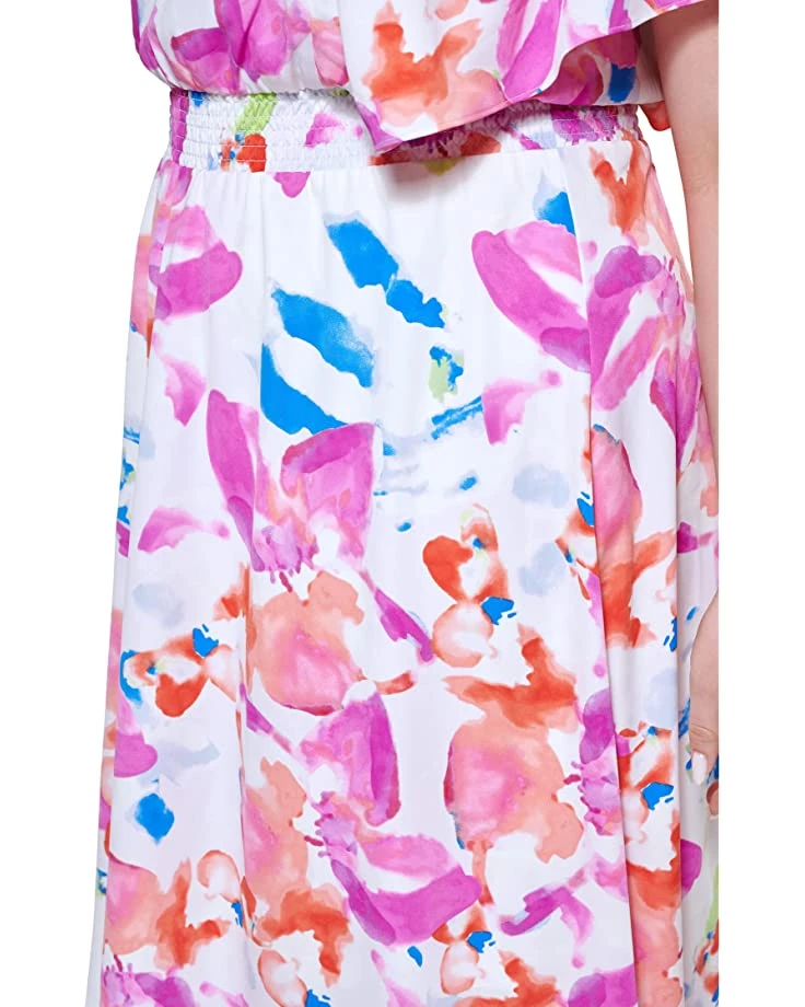 DKNY Plus Size Flutter Sleeve Smock Dress | Dresses 6 DKNY Plus Size Flutter Sleeve Smock Dress | Dresses - Image 4