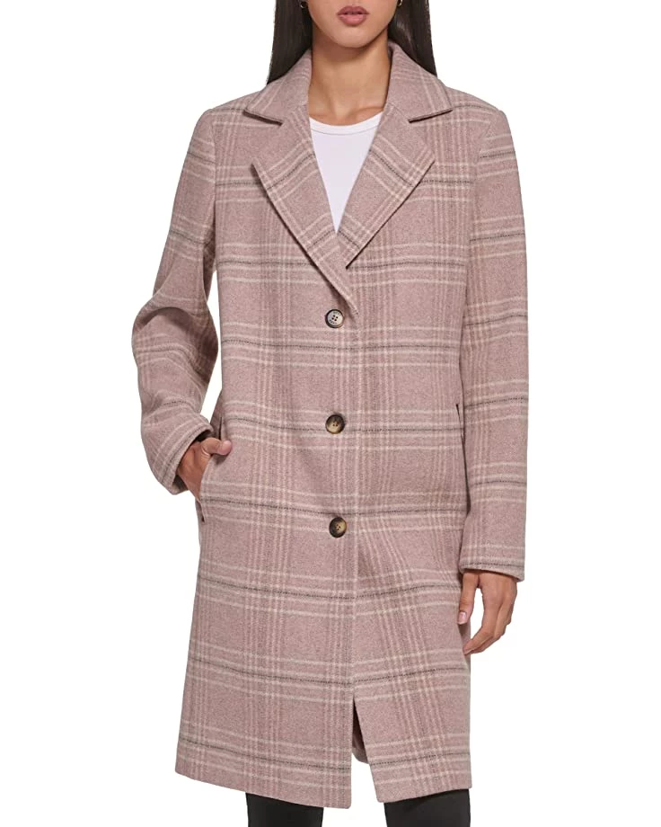 DKNY Menswear Plaid Wool Coat | Coats & Outerwear 5 DKNY Menswear Plaid Wool Coat | Coats & Outerwear - Image 3