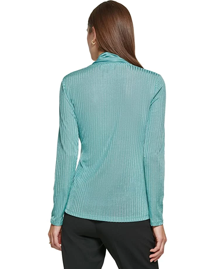 DKNY Long Sleeve Side Ruched Top | Shirts & Tops 5 DKNY Long Sleeve Side Ruched Top | Shirts & Tops - Image 3