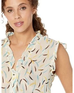DKNY Sleeveless Printed V-Neck Top | Shirts & Tops 8 DKNY Sleeveless Printed V-Neck Top | Shirts & Tops -Outlet Dkny Store 81bV3lt9HwL. AC SR736920